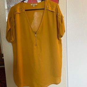 Mustard color blouse